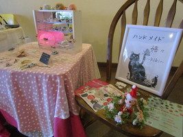 Ｈｅｒｂ・Ｒｏｏｍ　ｌｅａｆイベント出店とよとみ珈琲さんでご一緒させていただいた出店者さんの作品