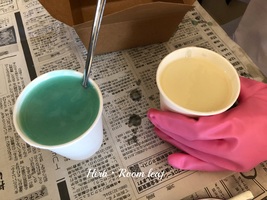 Ｈｅｒｂ・Ｒｏｏｍ　ｌｅａｆ主宰松下　美穂コラボレッスン石けん作りの実習中