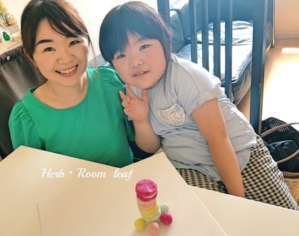 Ｈｅｒｂ・Ｒｏｏｍ　ｌｅａｆマカロン石けんづくりワークショップ親子で楽しんでいただけます